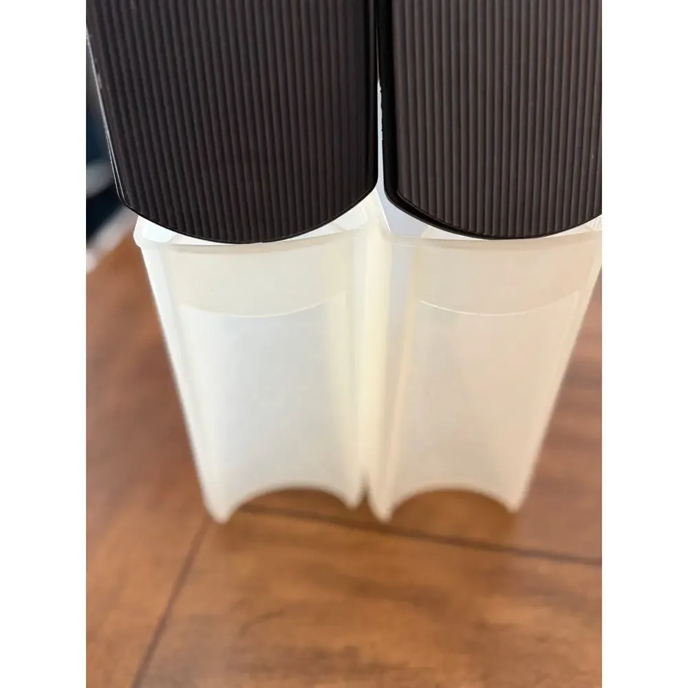 2- 1.6L Tupperware Modular Mates Super Cereal Storer containers